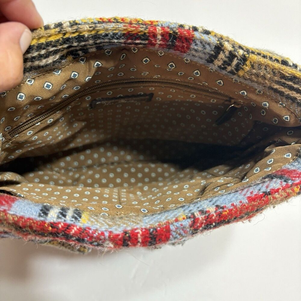 Vera Bradley Highland Plaid Crossbody/Shoulder Handbag Purse - Picture 6 of 11